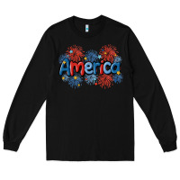 Black America Long Sleeve Tee - MaliasSmallBusiness