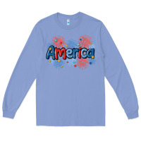 Colony Blue America Long Sleeve Tee - MaliasSmallBusiness
