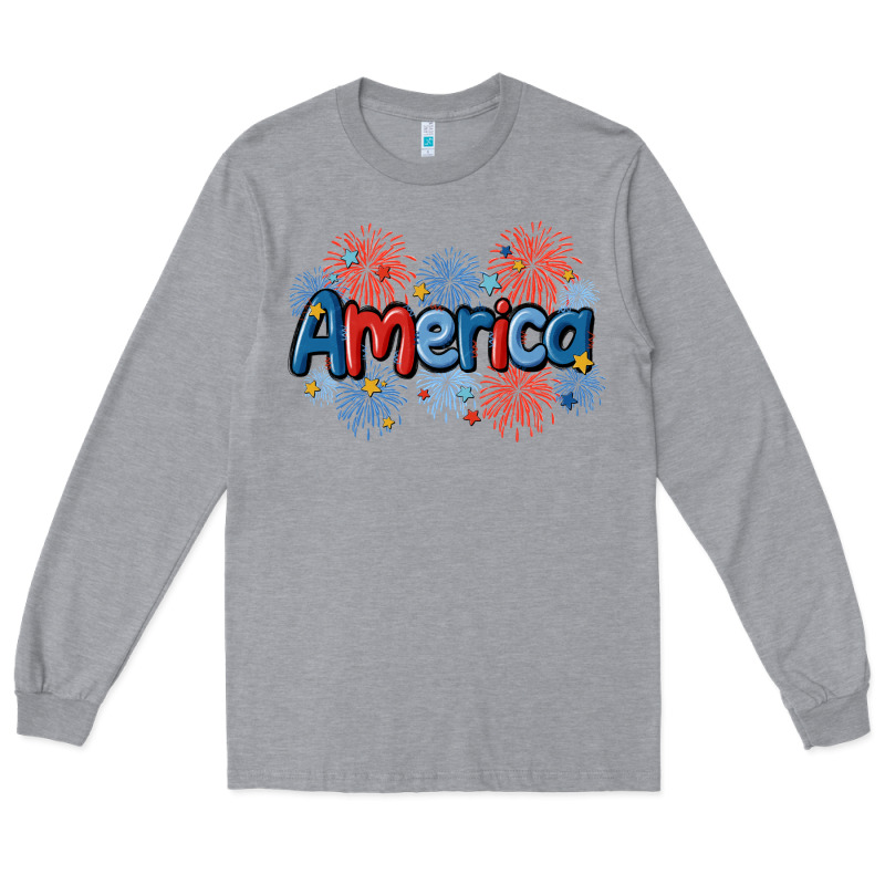 America Long Sleeve Tee by MaliasSmallBusiness | Teevron