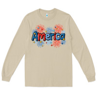 Mushroom America Long Sleeve Tee - MaliasSmallBusiness