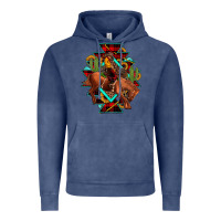Vintage Denim aztec rodeo cowboy christmas Vintage Hoodie - JahusDesignShop