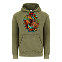 Vintage Olive aztec rodeo cowboy christmas Vintage Hoodie - JahusDesignShop