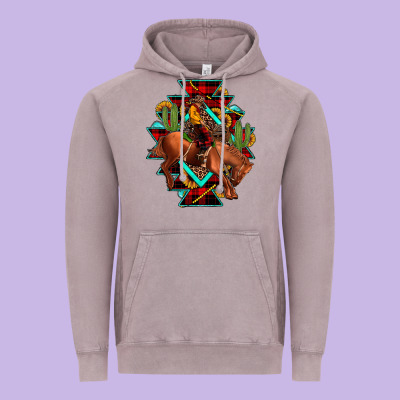 Aztec Rodeo Cowboy Christmas Vintage Hoodie Designed By Jahusdesignshop