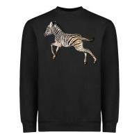 Black Baby Zebra Heavyweight Sweatshirt - LillyAllenDesigns
