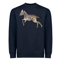 Navy Baby Zebra Heavyweight Sweatshirt - LillyAllenDesigns