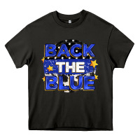 Asphalt back the blue Heavy Core Tee - Zillion Design Studio