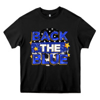 Black back the blue Heavy Core Tee - Zillion Design Studio