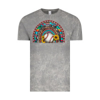 Cloud Rock baseball rainbow Vintage Tee - Artiststas