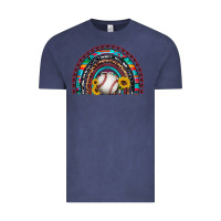 Vintage Denim baseball rainbow Vintage Tee - Artiststas