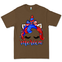Cacao 4th of july 'merica unicorn Premium Tee - Zillion Design Studio