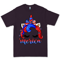 Plum 4th of july 'merica unicorn Premium Tee - Zillion Design Studio