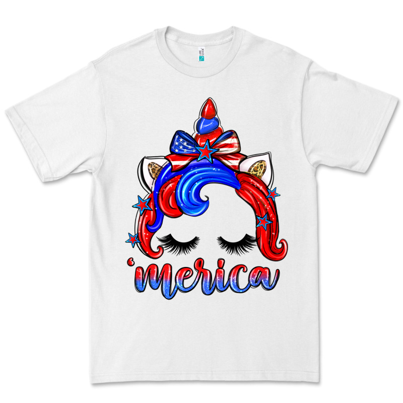 4th Of July 'merica Unicorn Premium Tee by Zillion Design Studio | Teevron