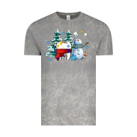 Cloud Rock dental christmas teeth and winter with snowman Vintage Tee - AdoDesignShop