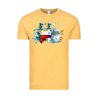 Vintage Mustard dental christmas teeth and winter with snowman Vintage Tee - AdoDesignShop
