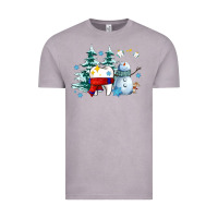 Vintage Zinc dental christmas teeth and winter with snowman Vintage Tee - AdoDesignShop