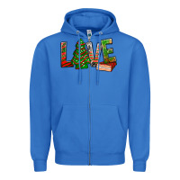 True Royal Love Christmas tree cake Zipper Hoodie - NancyCooperArtShop