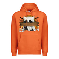 Carrot Personalized Halloween Ghost Cat Premium Hoodie - texasbilliewilder