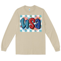 Mushroom usa retro Long Sleeve Tee - MaliasSmallBusiness