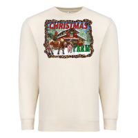 Sandshell Christmas on the farm Premium Sweatshirt - RanaPortraitStore