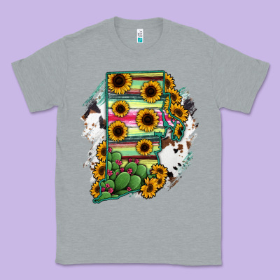 Rhode Island State Amp Classic Tee Designed By Ranaportraitstore