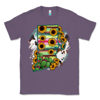 Lavender Rhode island State aMp Classic Tee - RanaPortraitStore