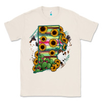 Natural Rhode island State aMp Classic Tee - RanaPortraitStore