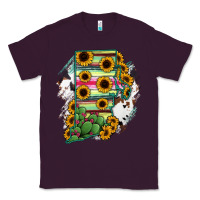Plum Rhode island State aMp Classic Tee - RanaPortraitStore