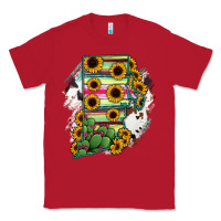 Red Rhode island State aMp Classic Tee - RanaPortraitStore