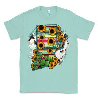 Seafoam Rhode island State aMp Classic Tee - RanaPortraitStore