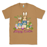 Toasted Coconut easter bunny family wıth carrots and eggs Classic Tee - AdoDesignShop