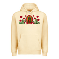 Pina Colada lady of Guadalupe cactus rose Premium Hoodie - JahusDesignShop