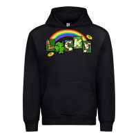 Black Lucky St. Patrick's Day Urban Hoodie - CowGirlArtShop