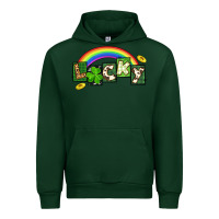 Forest Green Lucky St. Patrick's Day Urban Hoodie - CowGirlArtShop