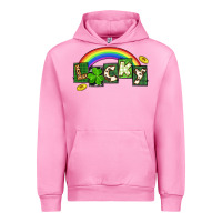 Fuchsia Pink Lucky St. Patrick's Day Urban Hoodie - CowGirlArtShop