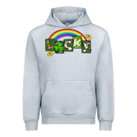 Heather Grey Lucky St. Patrick's Day Urban Hoodie - CowGirlArtShop