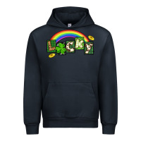 Navy Lucky St. Patrick's Day Urban Hoodie - CowGirlArtShop