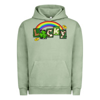 Pigment Oil Green Lucky St. Patrick's Day Urban Hoodie - CowGirlArtShop