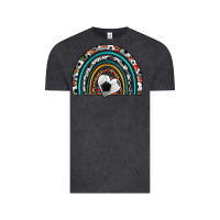 Vintage Black soccer rainbow Vintage Tee - Artiststas