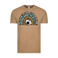 Vintage Coffee soccer rainbow Vintage Tee - Artiststas