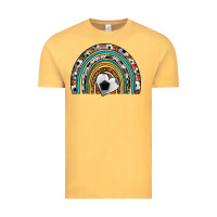 Vintage Mustard soccer rainbow Vintage Tee - Artiststas