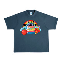 Midnight Navy Hello Pre School Urban Heavy Tee - AdoDesignShop