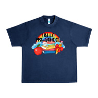 Navy Hello Pre School Urban Heavy Tee - AdoDesignShop