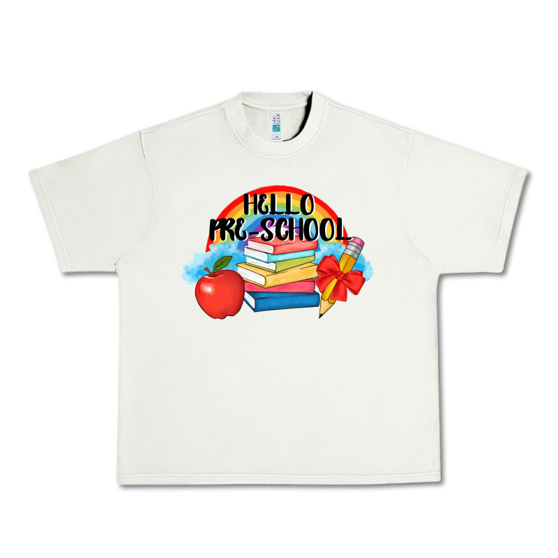 Hello Pre School Urban Heavy Tee by AdoDesignShop | Teevron