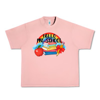 Salmon Hello Pre School Urban Heavy Tee - AdoDesignShop