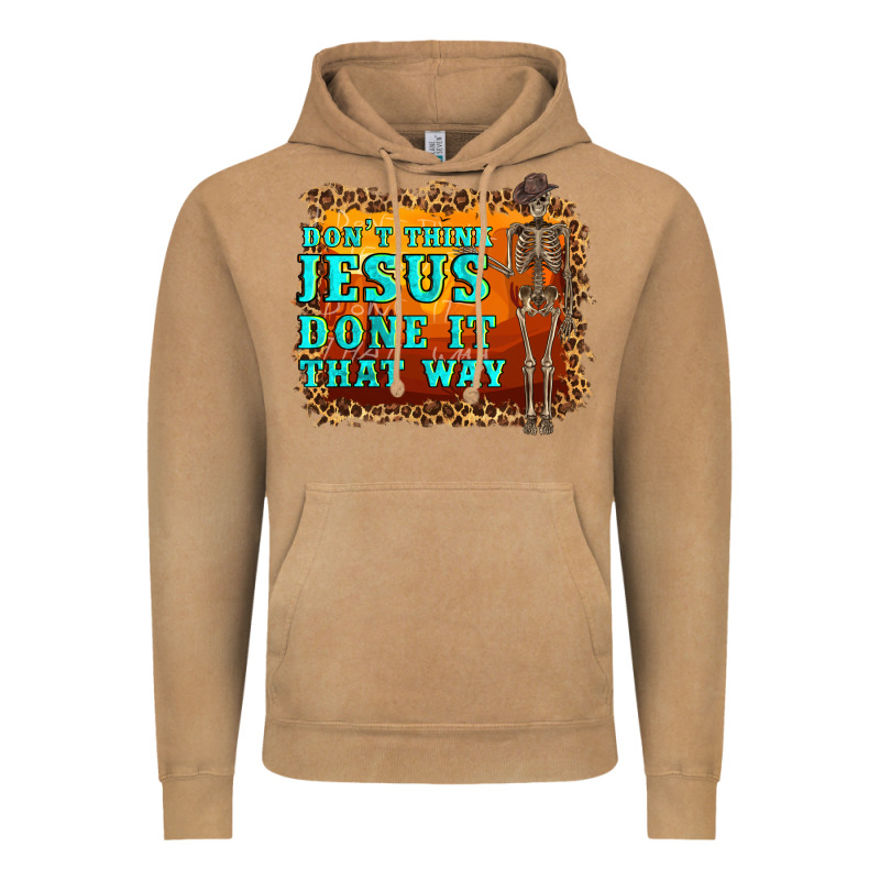 Don't Jesus Done It That Way Western Skeleton Vintage Hoodie by Artiststas | Teevron