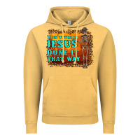 Vintage Mustard don't jesus done it that way western skeleton Vintage Hoodie - Artiststas