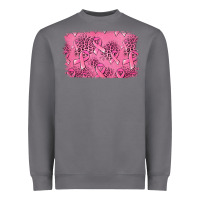Storm Distressed breast cancer background Heavyweight Sweatshirt - Jasminsmagicworld