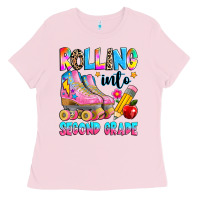 Rolling Into Second Grade Ladies Tee | Teevron