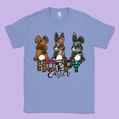 Hoppy Easter Classic Tee Designed By Cowhidedigitalart