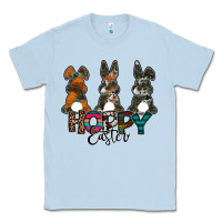 Dusty Blue Hoppy Easter Classic Tee - CowhideDigitalArt